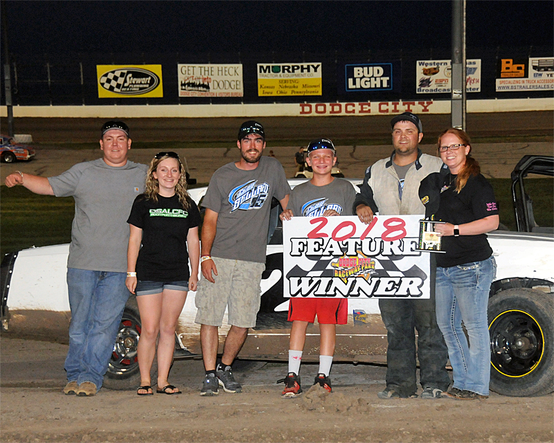 Reagan Sellard DCRP Win IMCA Hobby Stocks 071418