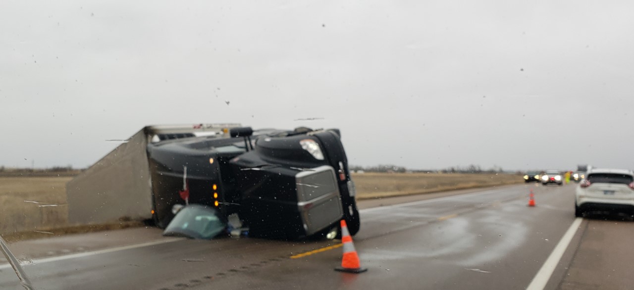 semi+tipped+on+Highway+50