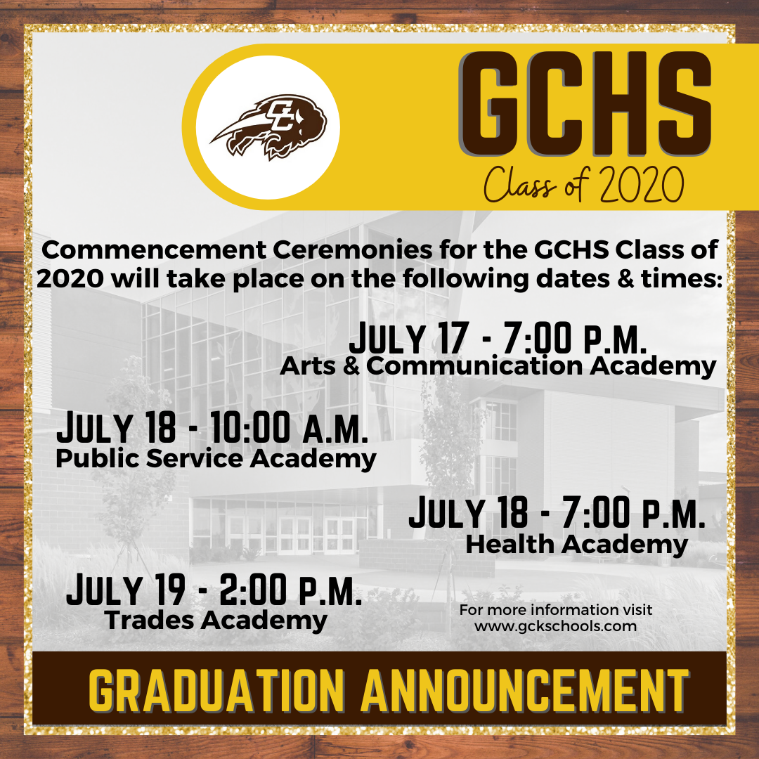 2020 GCHS Graduation