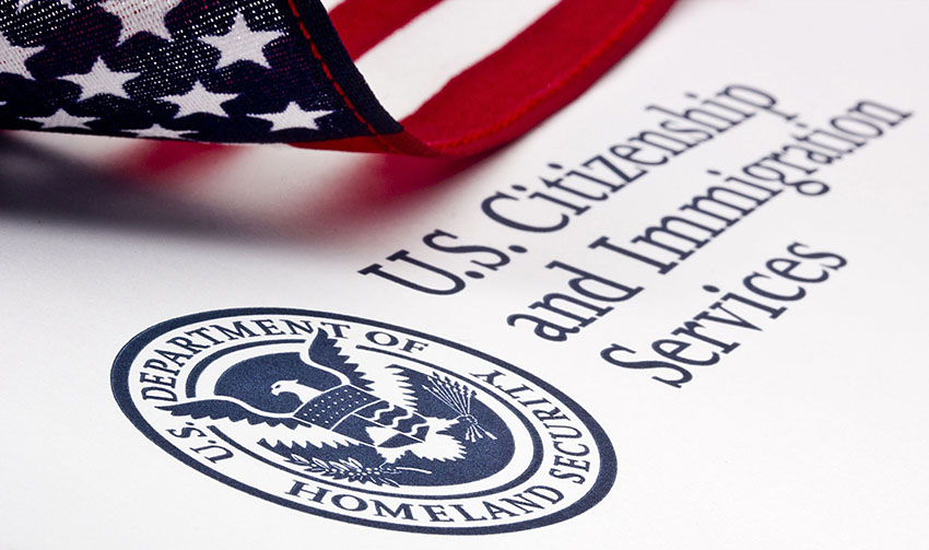 Photograph of a U.S. Department of Homeland Security logo.