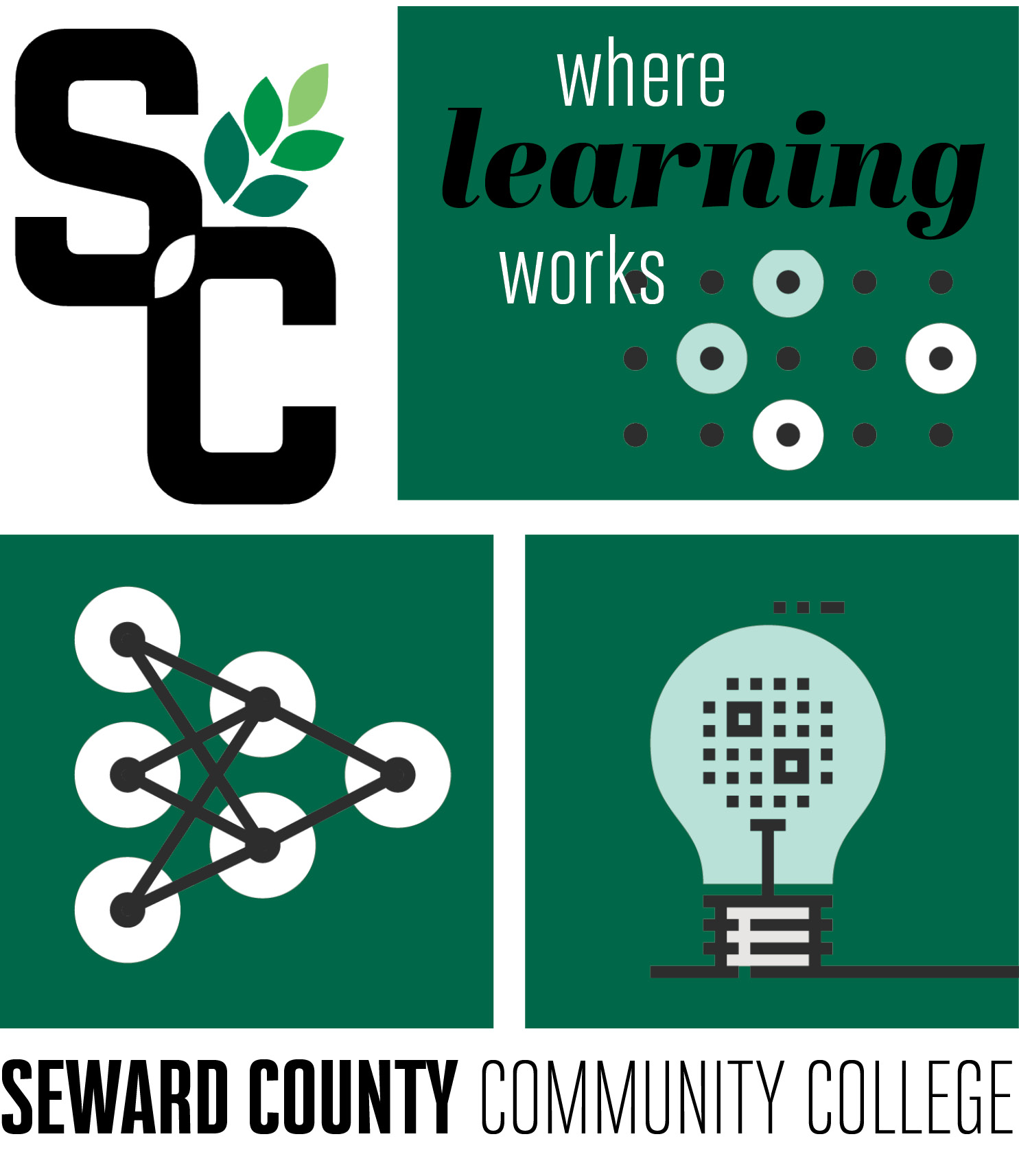 where learning works badge with name