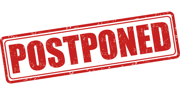 postponed