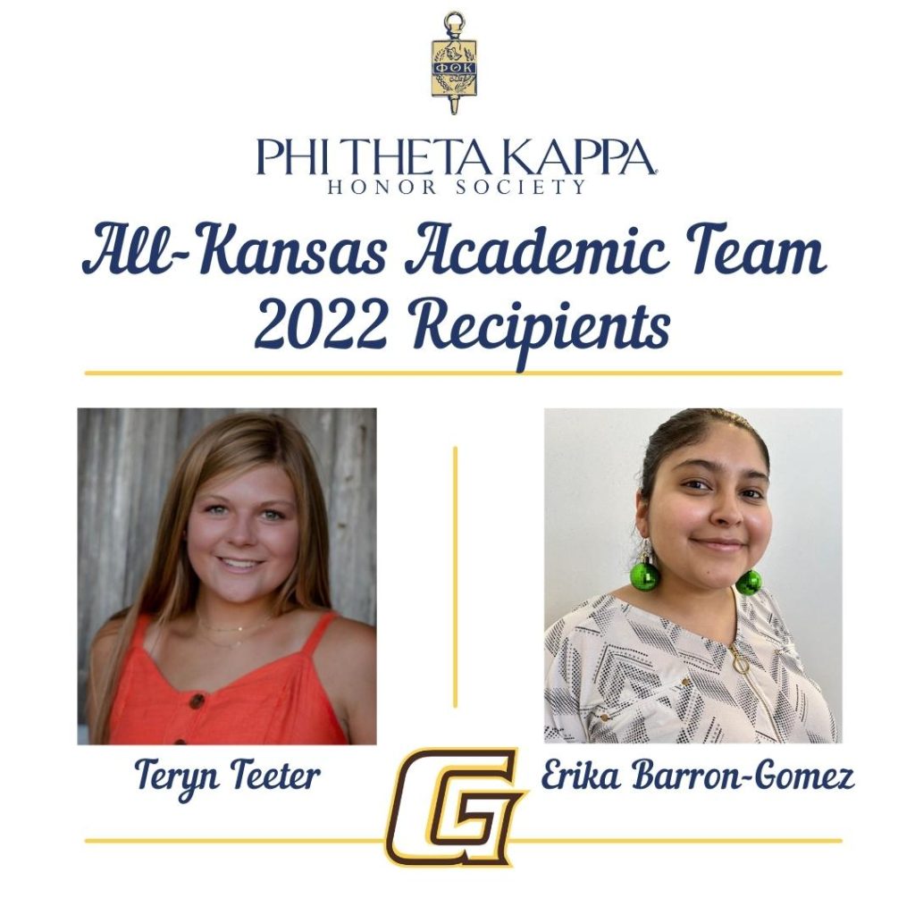 GCCC PTK All-Kansas Academic Team 2022