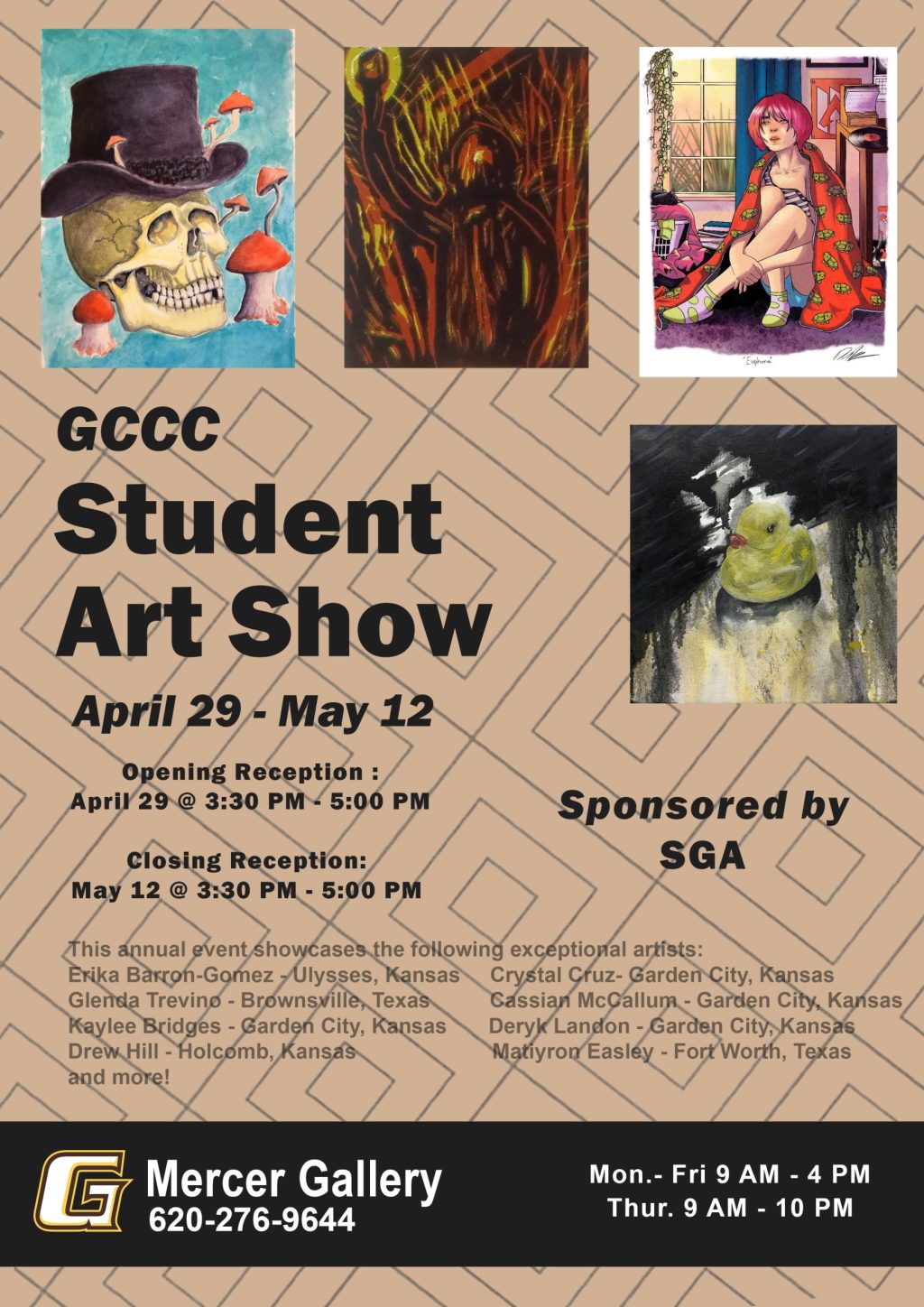 GCCC Student Art Exhibition 4.29-5.12