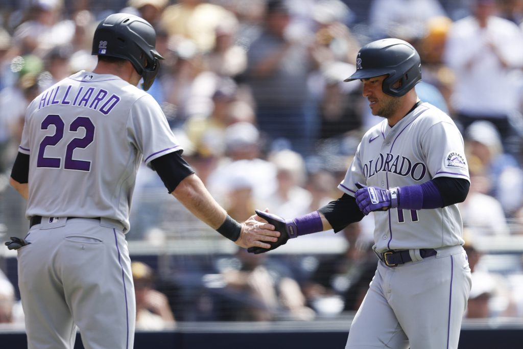 Rockies Padres Baseball