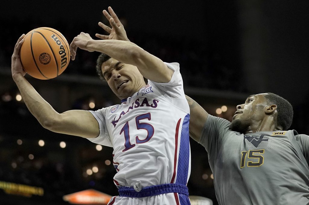 B12 West Virginia Kansas Basketball