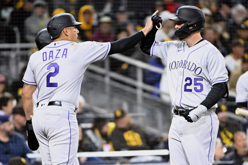 Rockies Padres Baseball