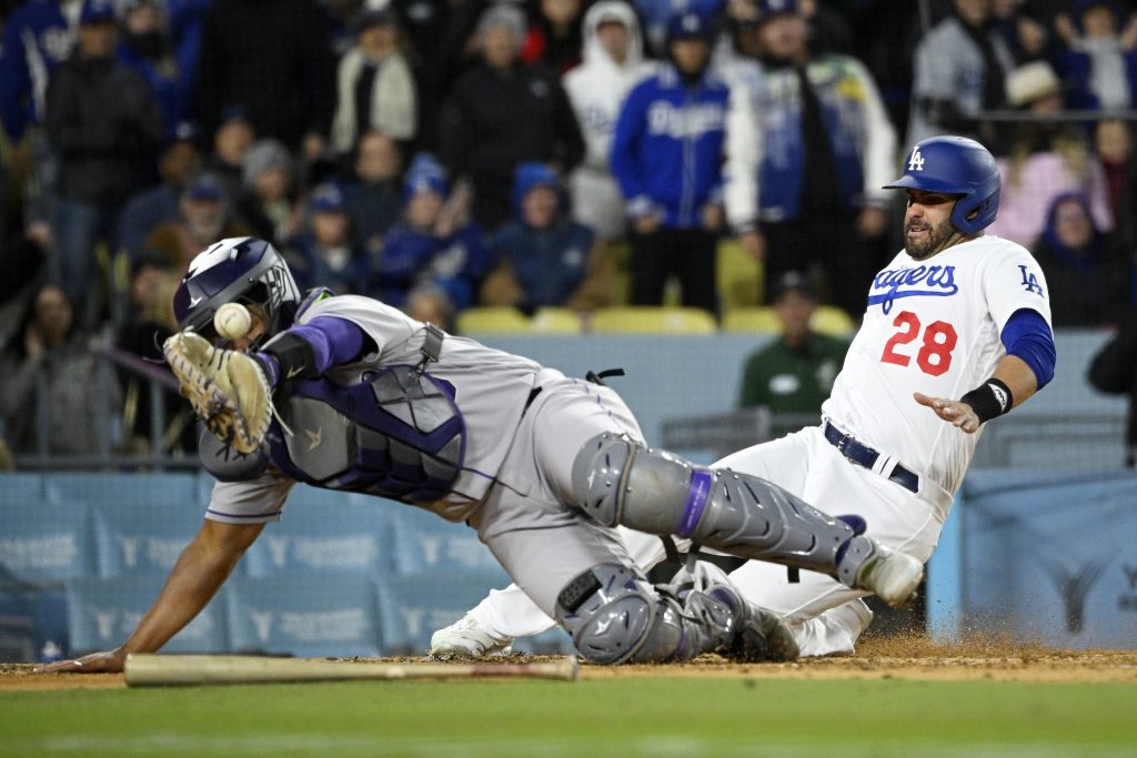 Rockies Dodgers Baseball