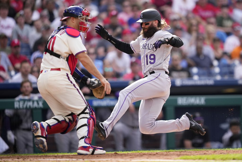 Rockies Phillies Baseball