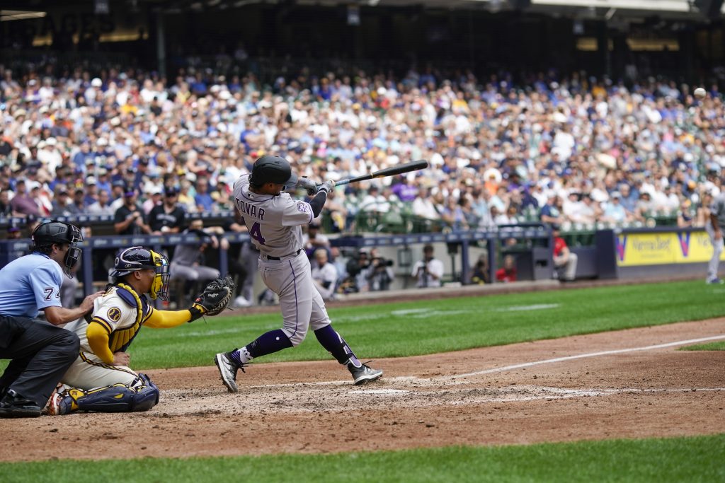 Rockies Brewers Baseball