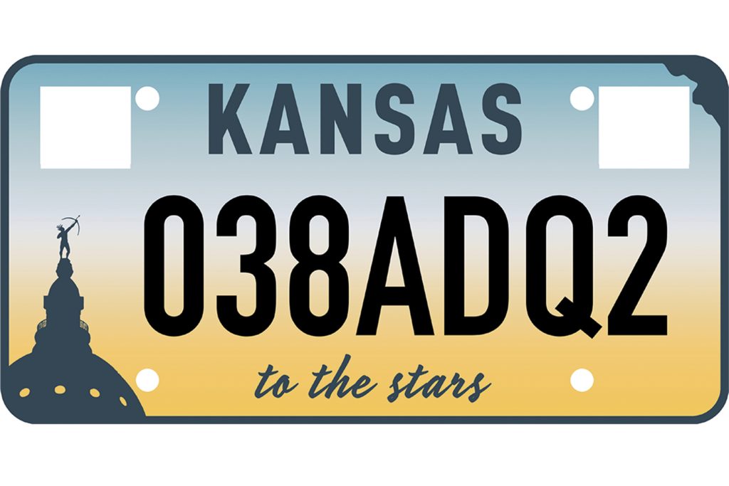 Kansas License Plate Fuss