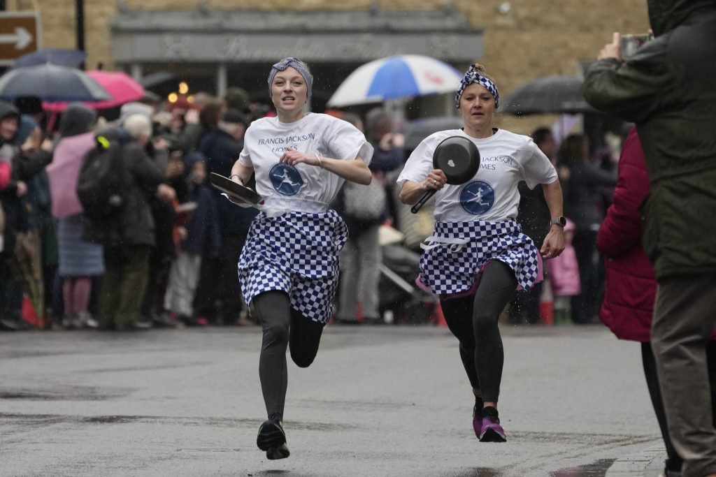 Britain Pancake Race