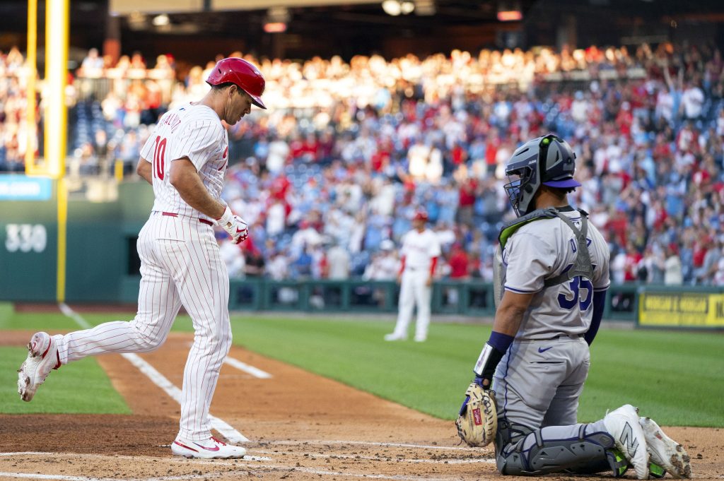 Rockies Phillies Baseball