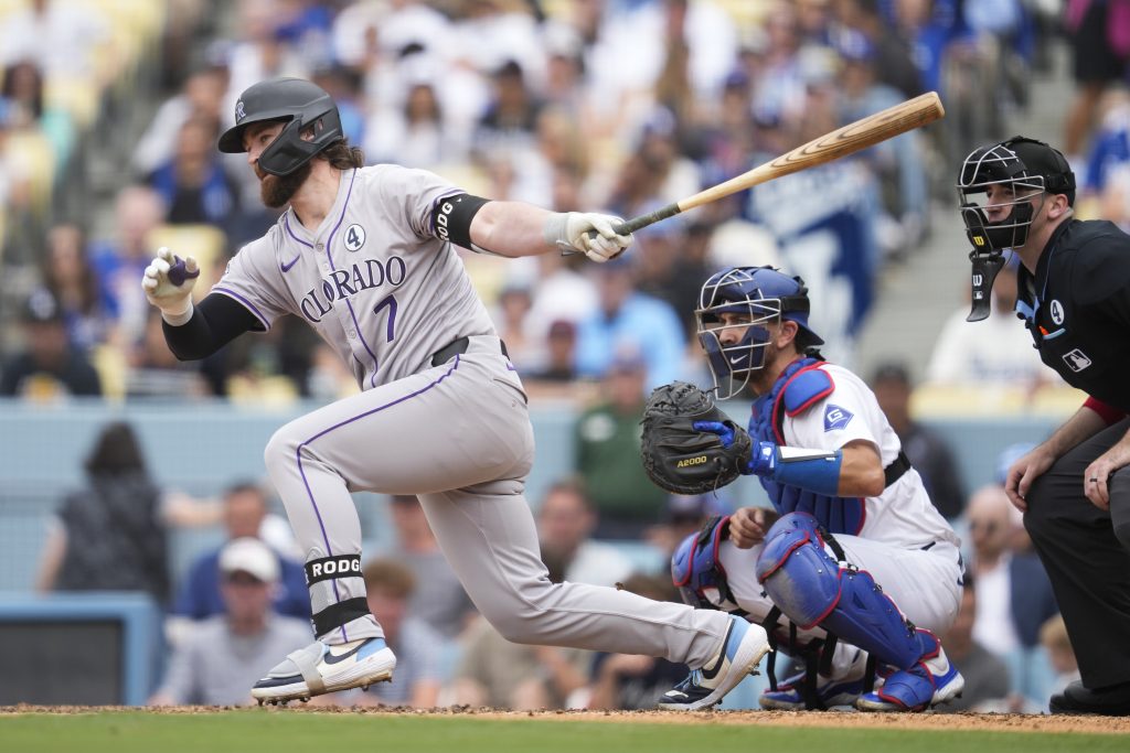 Rockies Dodgers Baseball