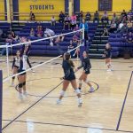 Lady Beaver volleyball splits matches in Oakley