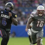 Kylin James’ late touchdown run lifts UNLV over Kansas 23-20