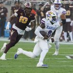 Leavitt throws 4 TDs, including game-winner in final minute, to lift Arizona State past Kansas 35-31