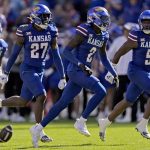 Jalon Daniels, Cobee Bryant lead Kansas past Houston 42-14 for first Big 12 victory