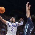 No. 1 Kansas overcomes sluggish start, beats UNC Wilmington 84-66 to give Bill Self 800th career win