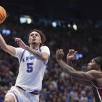 Mayo and Dickinson power No. 8 Kansas to an 87-53 win over Brown