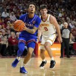 Curtis Jones scores 25 points in rare start to lead No. 2 Iowa St to 74-57 win over No. 9 Kansas